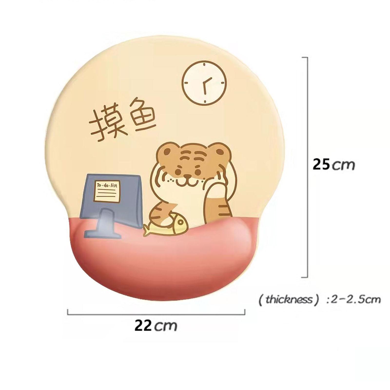 Ergonomic Mouse Pad Comfortable rubber Base for Gaming