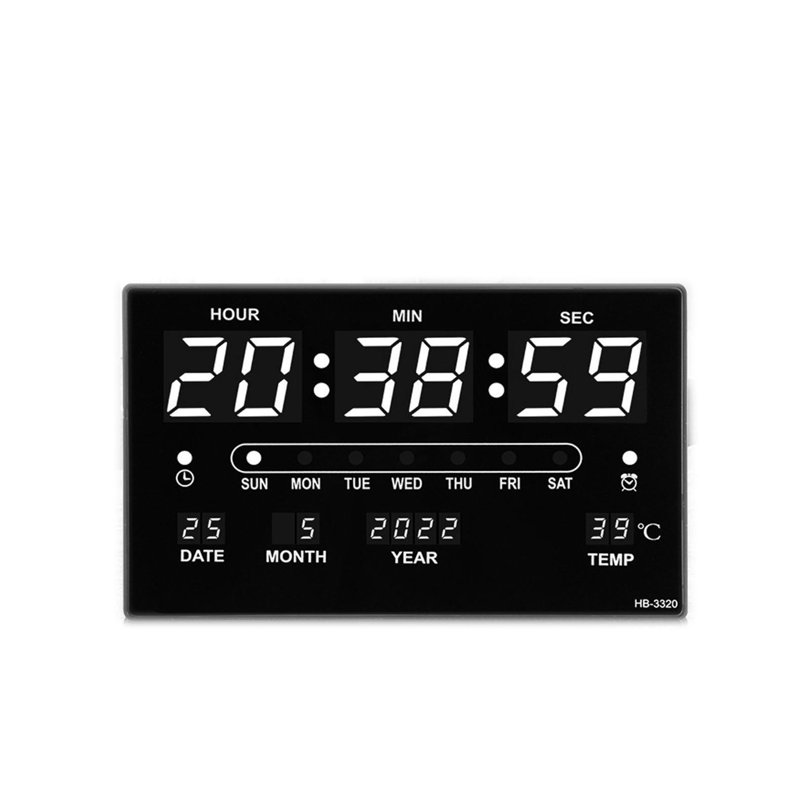 Clock, Calendar Electronic Clocks for Elderly Adults Living Room