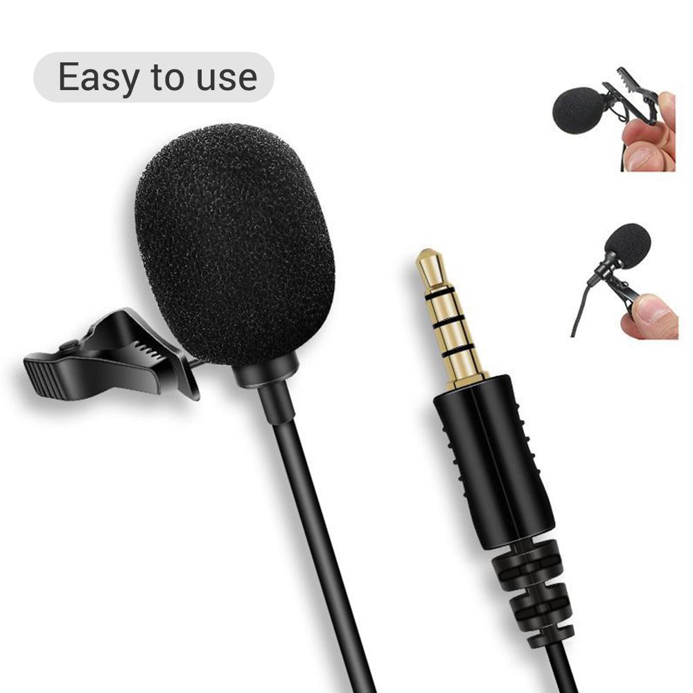 Micrô đa hướng cho các bài giảng Các cuộc họp Truyền phát trực tiếp Máy ảnh ghi hình Điện thoại di động PC Lavalier