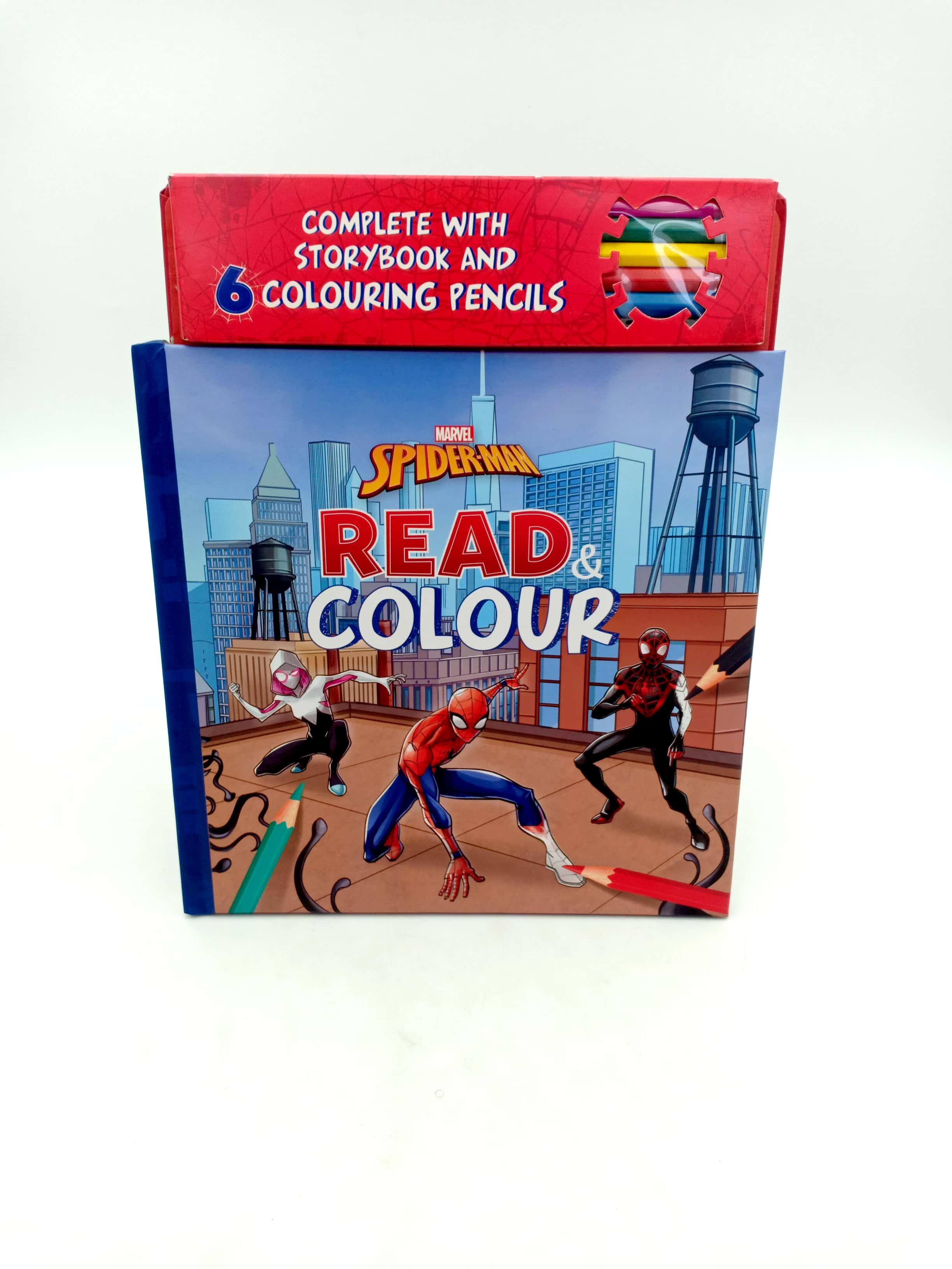 Marvel Spider-Man: Read & Colour