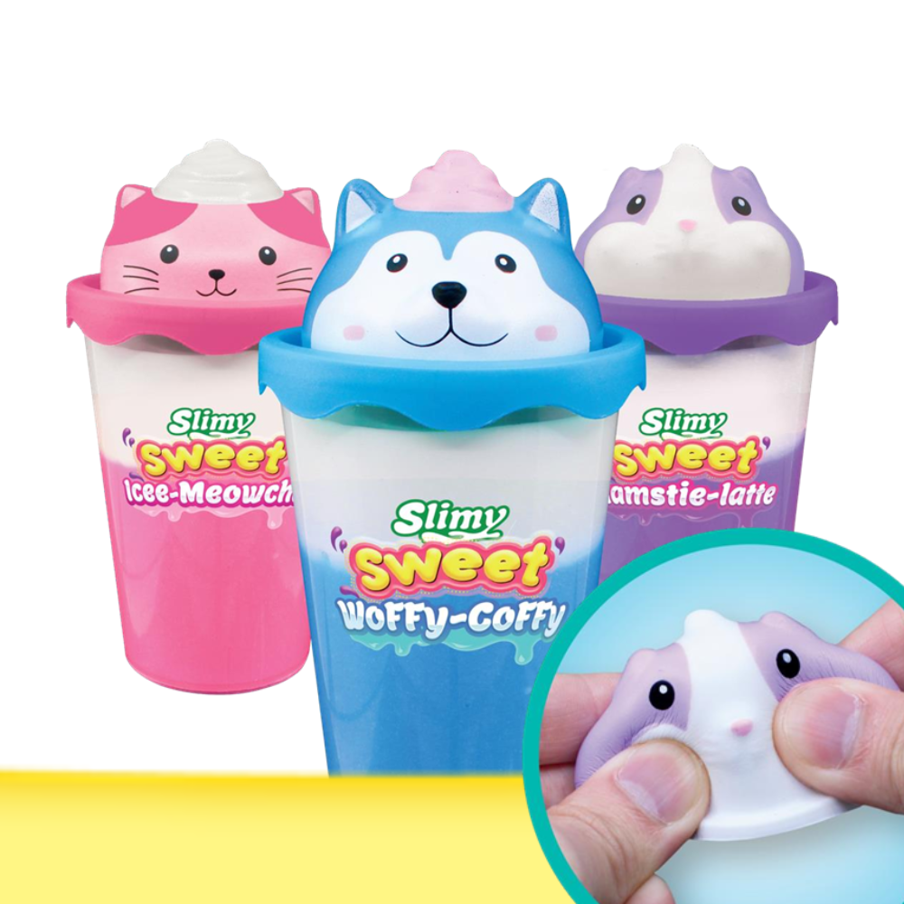 Đồ Chơi Slime Cà Phê Hamstie-Latte Với Squishy Tím Dẻo Đáng Yêu SLIMY 33529/PP