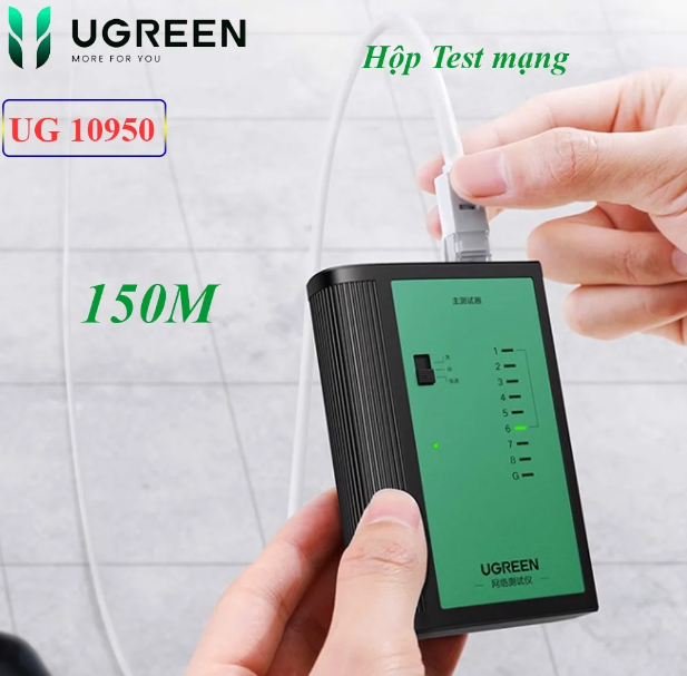 Bộ test mạng RJ45-RJ11 Ugreen 10950 cao cấp - Hàng chính hãng