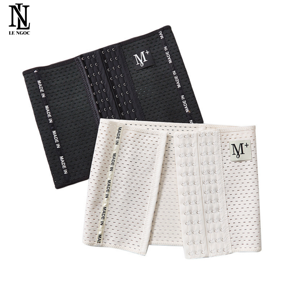 Đai nịt bụng 6 nấc, gen nịt bụng 4 thanh chống cuộn định hình giảm mỡ, tạo eo thon sau sinh-LN010