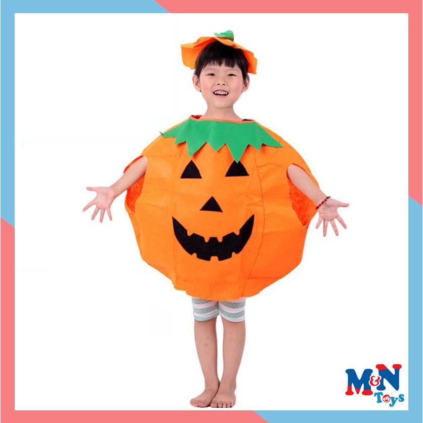 Bí ngô halloween - Bộ đồ hóa trang Halloween quả bí ngô cho bé 2-6 tuổi