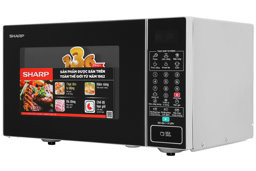 Lò vi sóng 23L Sharp R-370VN-S - Hàng chính hãng