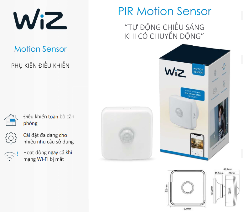 Cảm biến chuyển động WIZ Motion Sensor ASEAN