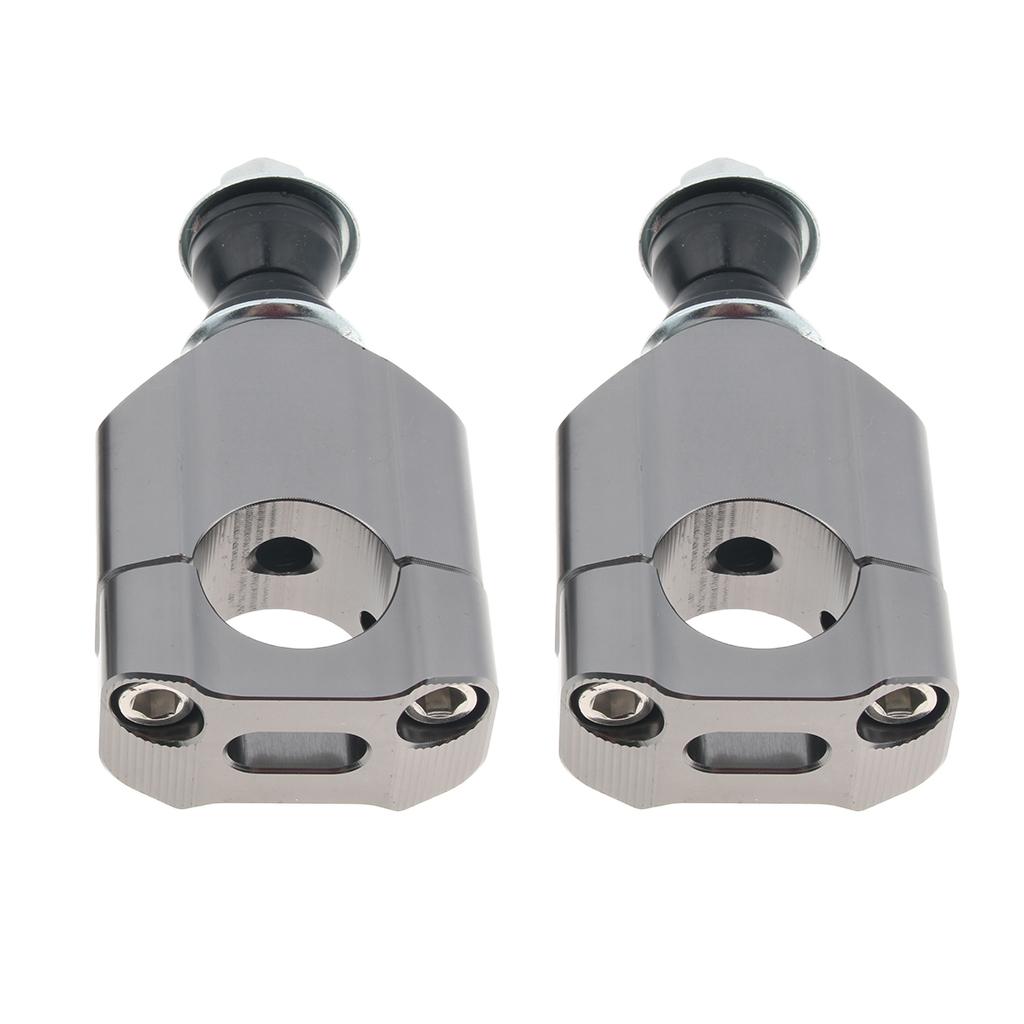 2x 28MM 1 1/8 "Tay Cầm Riser Mount Kẹp Xe Máy Dirt Bike ATV