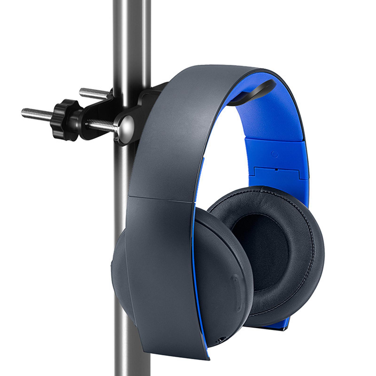 Headphone Rack Practical Hanger Parts Display Holder Stainless Steel Stable Gaming Headset Stand for Knapsack Controller Gaming Handle Gamer