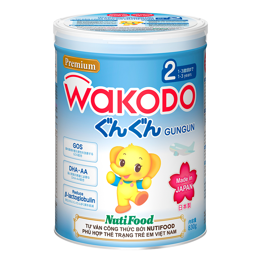 Sữa Bột Wakodo GunGun Số 2