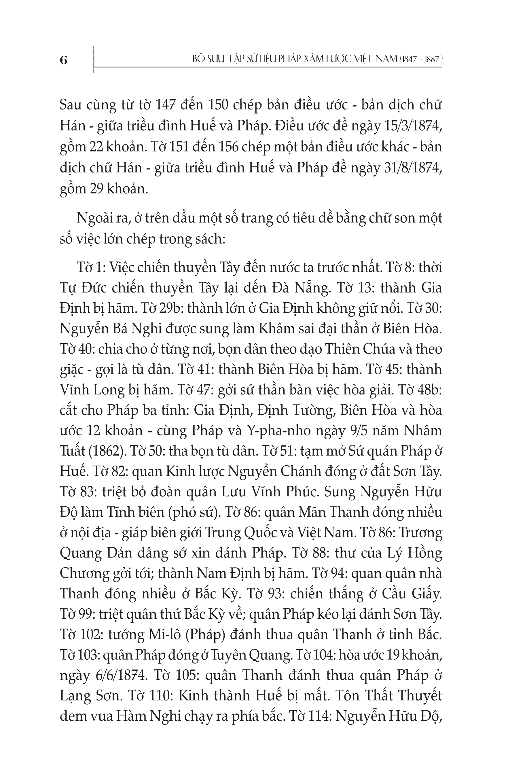 Bộ Sưu Tập Sử Liệu Pháp Xâm Lược Việt Nam (1847 - 1887) - Bản Dịch Trọn Vẹn Của Dương Sự Thủy Mạt