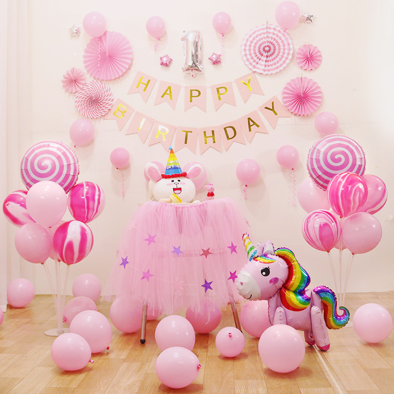 Set Bóng Trang Trí Sinh Nhật Chủ Đề Ngựa PONY