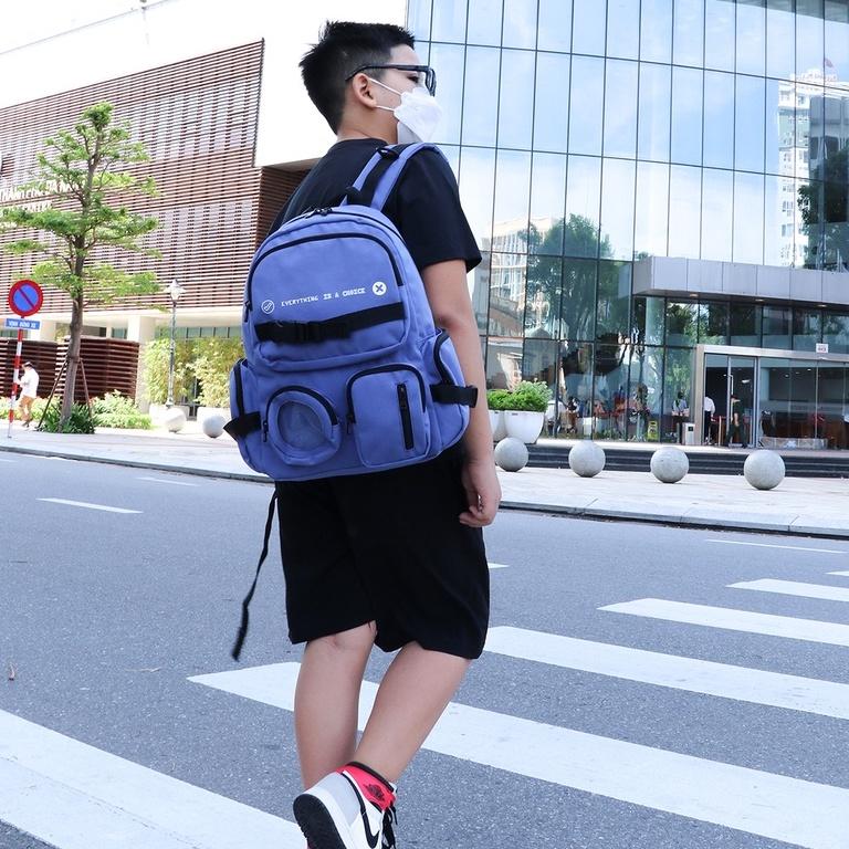 Balo học sinh BOM , kiểu dáng Unisex, thiết kế năng động