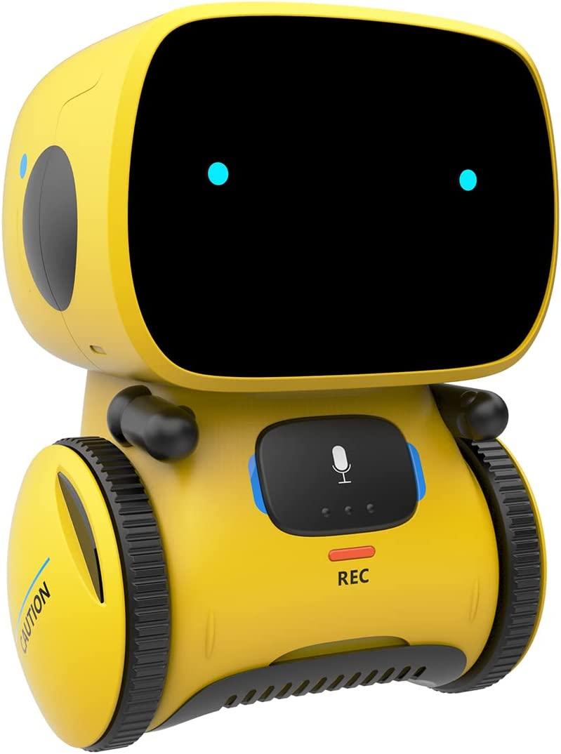 Đồ chơi robot dành cho bé trai và bé gái, đối tác thông minh và giáo viên thông minh với điều khiển giọng nói