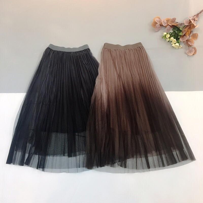 Chân váy lưới 2 màu hàng quảng châu
