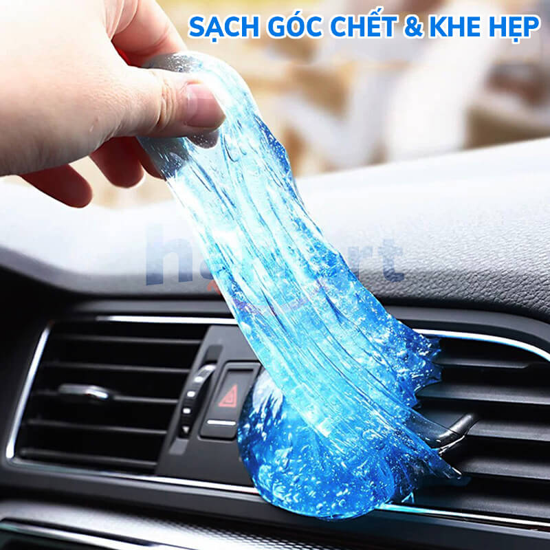 Hộp 160g Slime Lau Bụi Bàn Phím Làm Sạch Thiết Bị Điện Tử Gel Dính Bụi Vệ Sinh Ô Tô Đa Năng