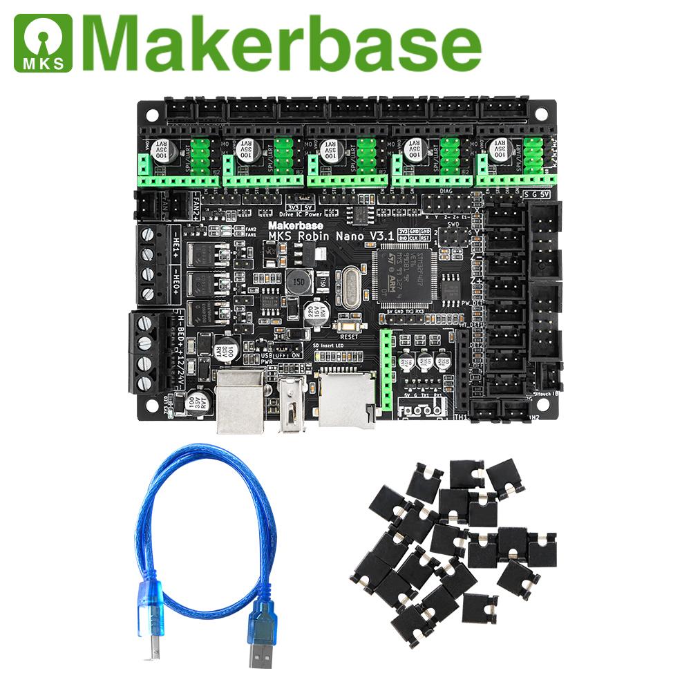 Makerbase MKS Robin Nano V3 Eagle 32bit 168MHz F407 Bảng điều khiển Máy in 3D Bộ phận TFT Màn hình USB in