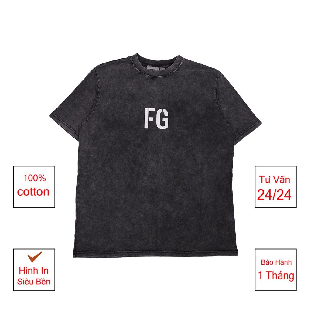 Áo thun loang FG tay lỡ nam nữ chất liệu 100% cotton mát mẻ phối dáng unisex