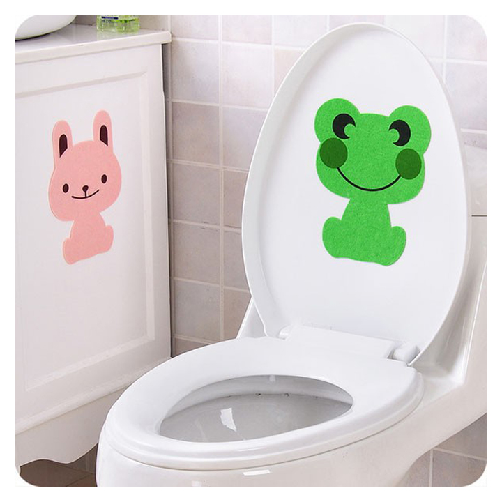 Miếng Dán Khử Mùi Than Hoạt Tính, Khử Mùi Toilet (Ếch-Chó-Gấu) - Miếng Dán Khử Mùi Bồn Cầu Nhà Vệ Sinh Siêu Kute