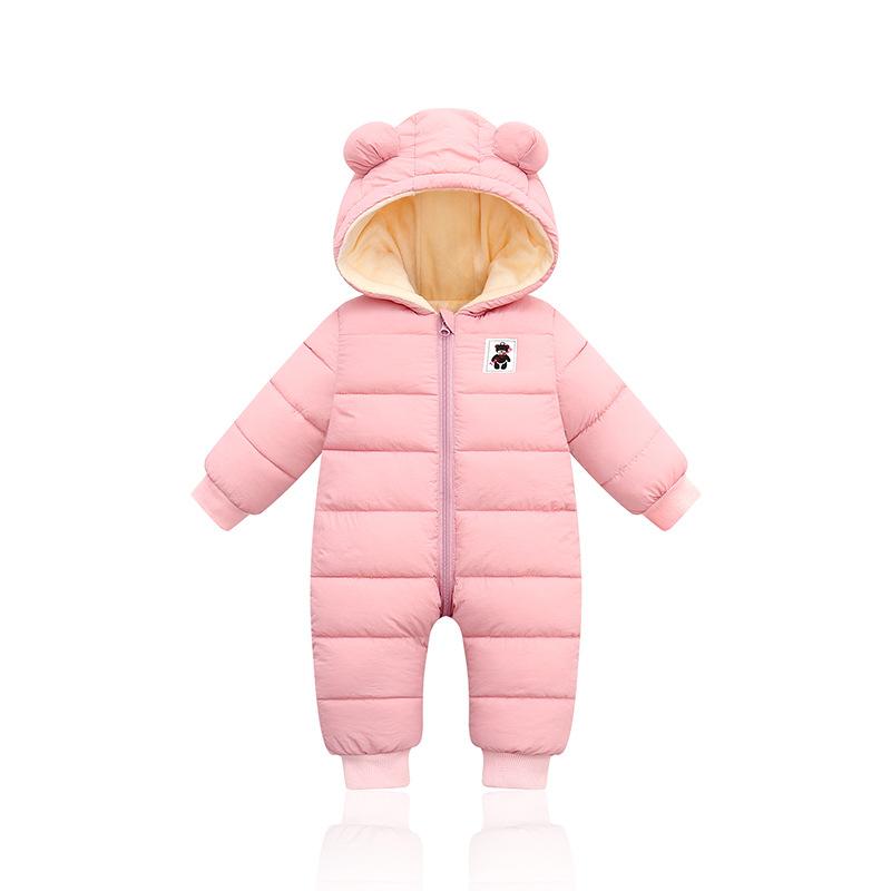 LZH Trẻ Mùa Đông Bộ Áo Liền Quần Cho Bé Snowsuit Trẻ Sơ Sinh Bé Trai Bé Gái Romper Áo Liền Quần Cho Bé Ấm Áp Jumpsuit Quần Áo Sơ Sinh Giáng Sinh Trang Phục