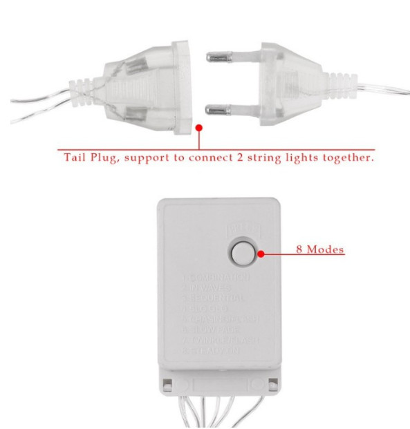 Bộ đèn sao lớn chuỗi thả mành