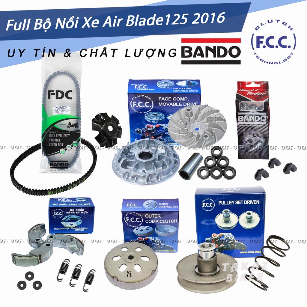 A8 Trọn bộ Full tất cả bộ nồi xe Air blade 125 đời 2016 - Vario 125 - FCC có Pulley