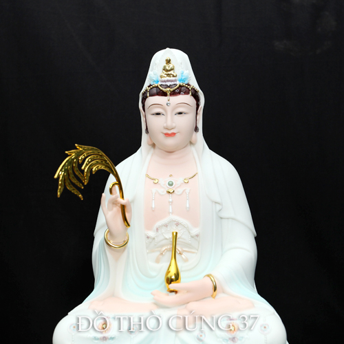 TƯỢNG QUAN ÂM - CHẤT LIỆU BỘT ĐÁ + COMPOSITE HÀNG NHẬP KHẨU ĐÀI LOAN