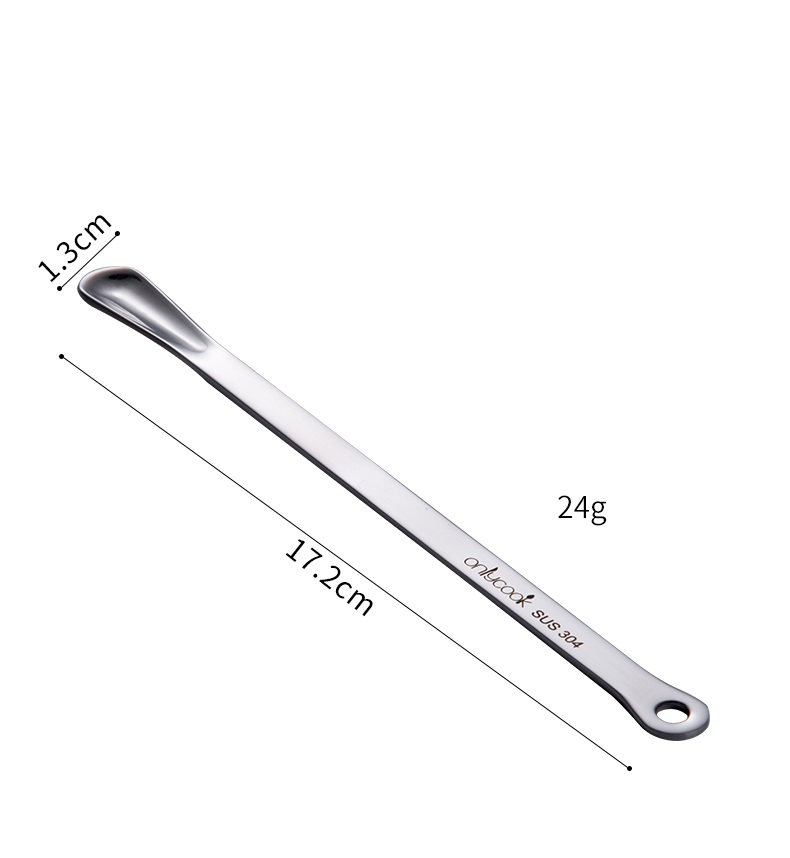 Set cặp muỗng khuấy nước đa năng inox 304 - 17.2x1.3cm 24g