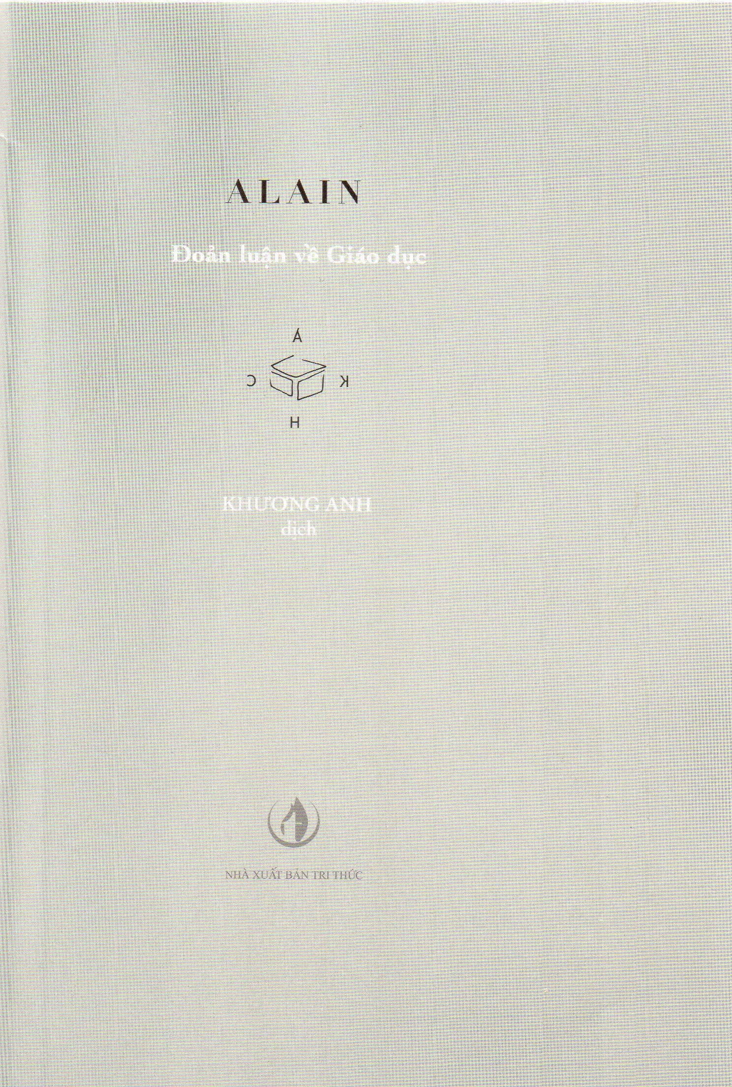 Alain - Đoản luận về giáo dục