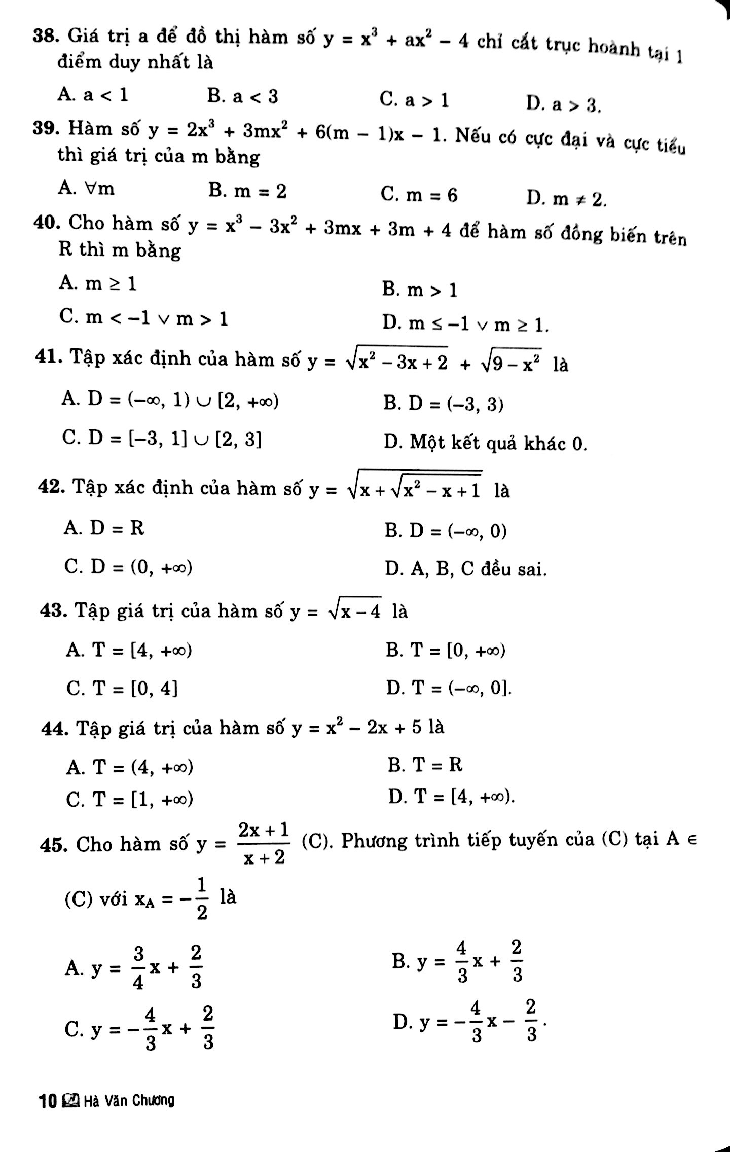 Giới Thiệu Đề Trắc Nghiệm Toán 12 (Luyện Thi Trung Học Phổ Thông)