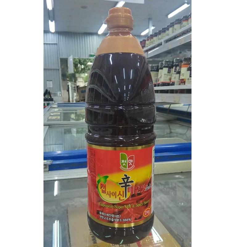 SỐT ỚT CAY CAPSAICIN CHUNGWOO CHAI 2KG