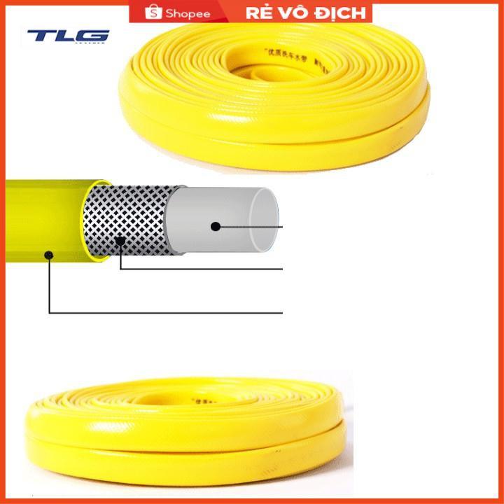 Bộ dây vòi xịt nước rửa xe,tưới cây tăng áp 3 lần 15m (nối nhựa đen 713-2)