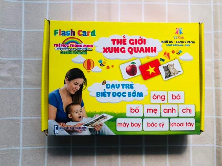 Bộ thẻ học thế giới xung quanh thông minh cho trẻ