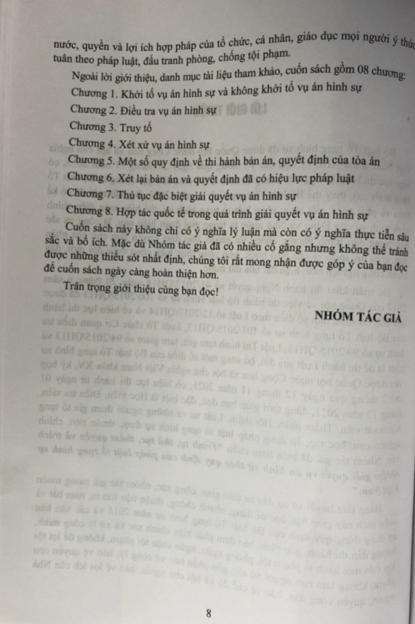 Trình tự, thủ tục, thẩm quyền và trách nhiệm giải quyết vụ án hình sự theo quy định pháp luật tố tụng hình sự Việt Nam