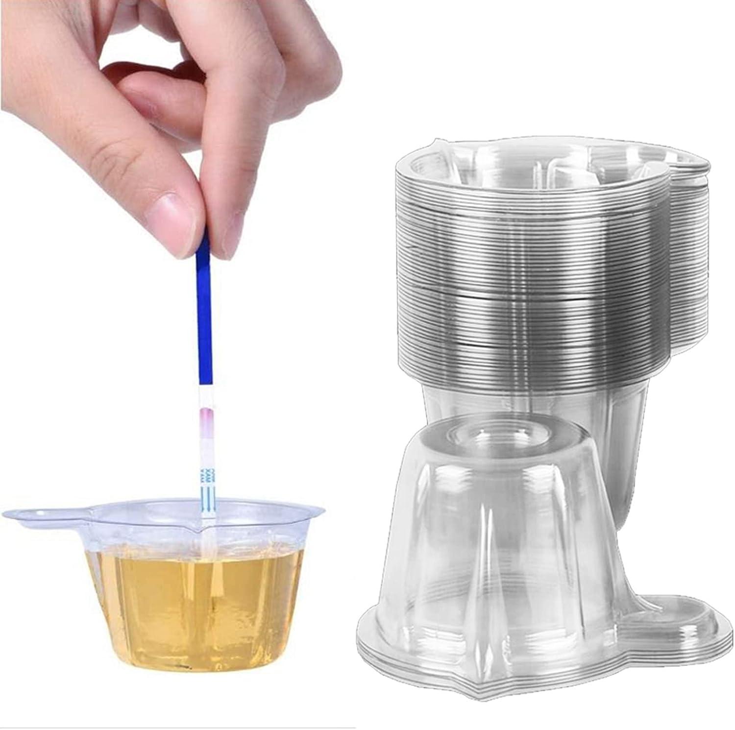 200 chiếc Cốc đựng nước tiểu dùng một lần, Cốc đựng nước tiểu sớm Thử nghiệm rụng trứng Cốc lấy mẫu nước tiểu để thử thai và Thử rụng trứng cho Que thử rụng trứng LH