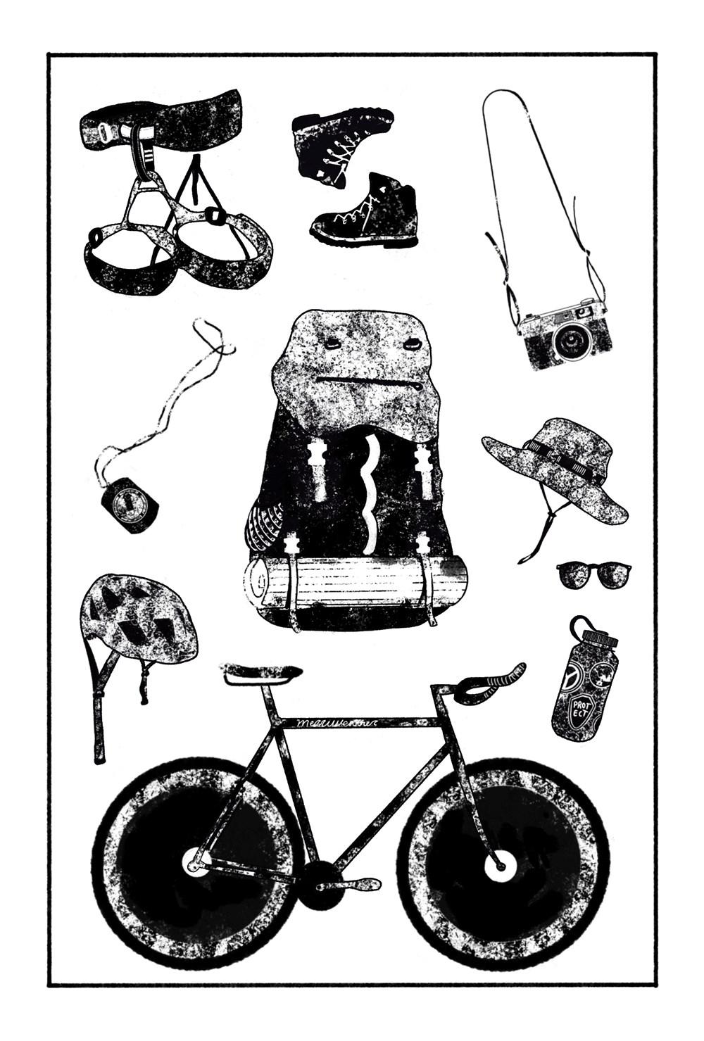 Sách - Outdoor Minimalist : Waste Less Hiking, Backpacking an by Meg Carney Savannah Cuthbertson