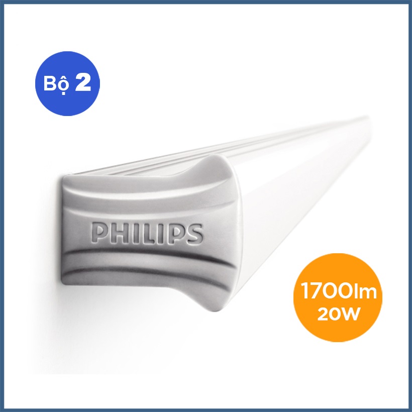 Bộ 2 Đèn Tường LED Philips Shellline 31172 20W 3000K - Ánh Sáng Vàng - Hàng Chính Hãng