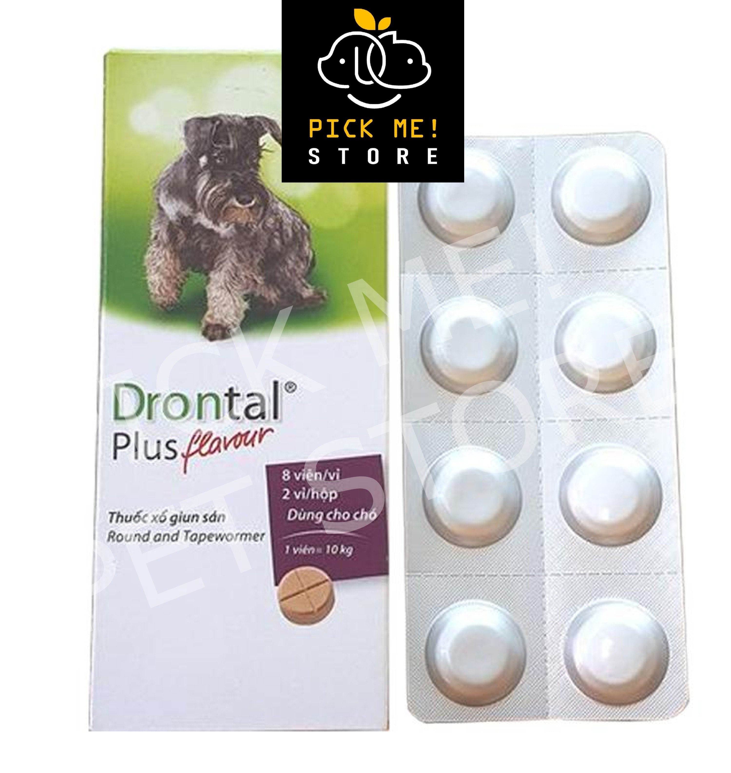 [1 Viên] Xổ Giun Cho Chó Drontal Dog