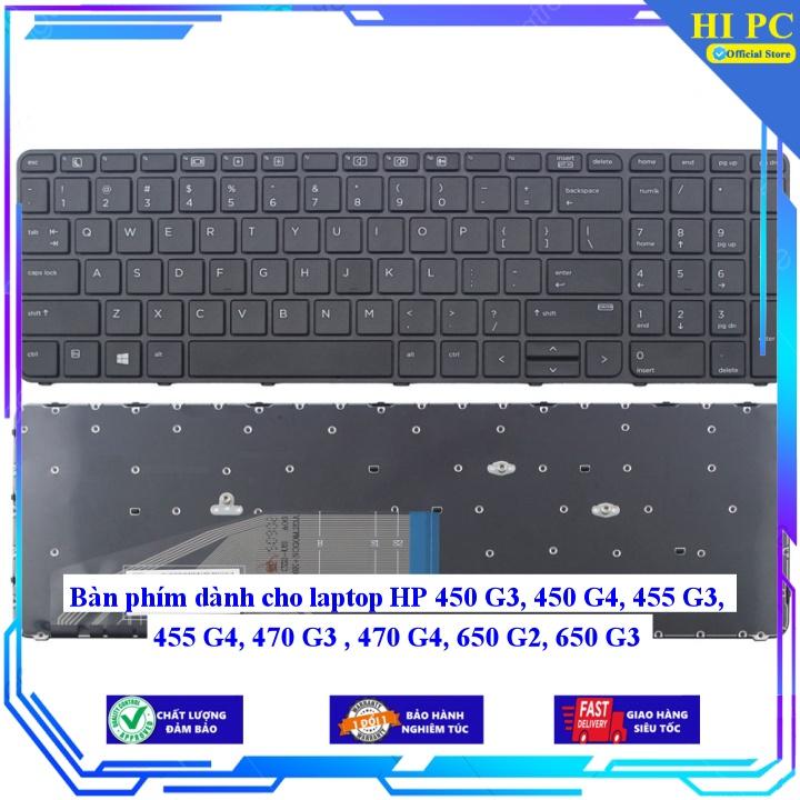 Bàn phím dành cho laptop HP 450 G3 450 G4 455 G3 455 G4 470 G3 470 G4 650 G2 650 G3 - Hàng Nhập Khẩu mới 100%