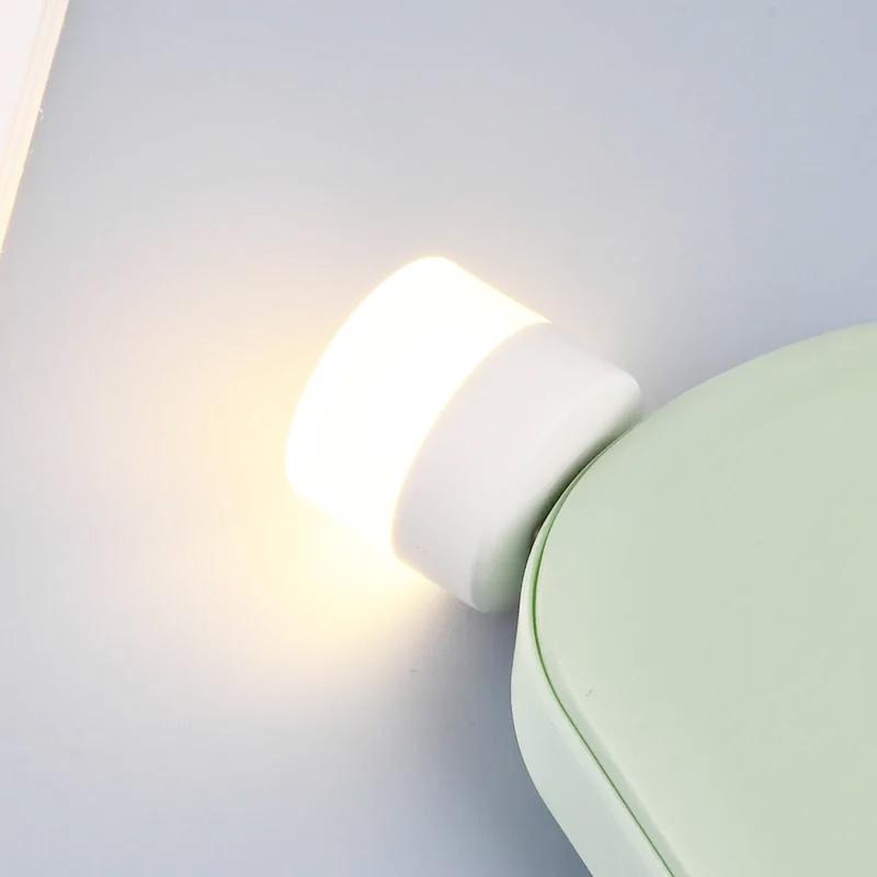 Đèn LED Đọc Sách Bảo Vệ Mắt Sạc Cổng Usb Hình Tròn Nhỏ Gọn