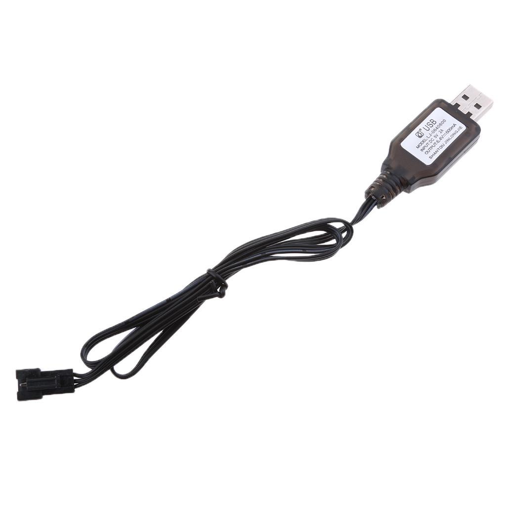 6.4V Batteries Charger Cable SM 3-Pin Female Plug for RC Toys Drone