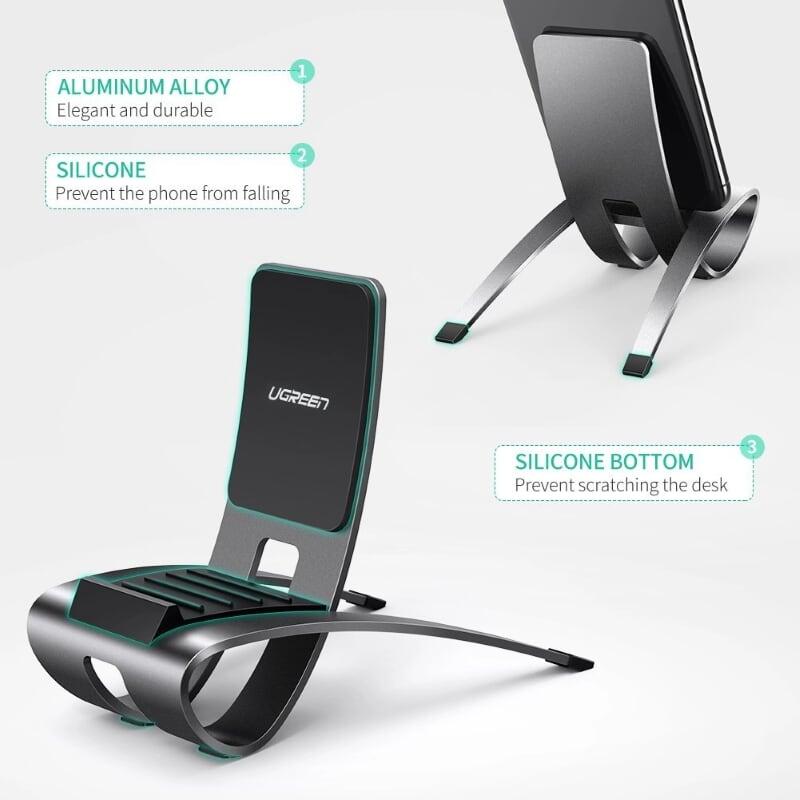 Ugreen UG50734LP141TK Giá đỡ điện thoại kim loại cao cấp - HÀNG CHÍNH HÃNG