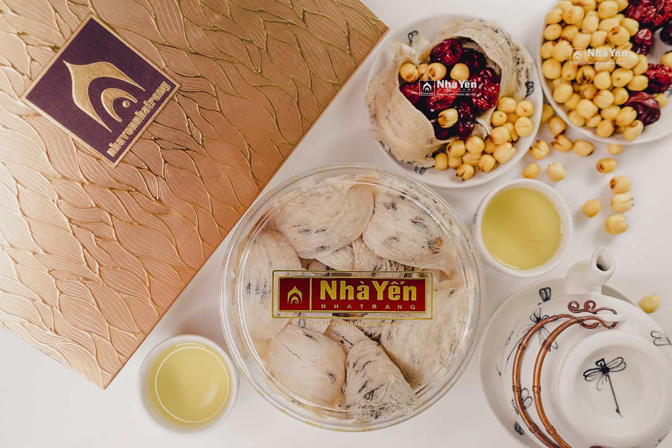 Yến Sào Nhà Yến - Yến Trắng Thô 100g - Loại 1