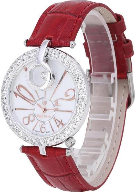Đồng hồ nữ chính hãng Royal Crown 3850 dây da đỏ