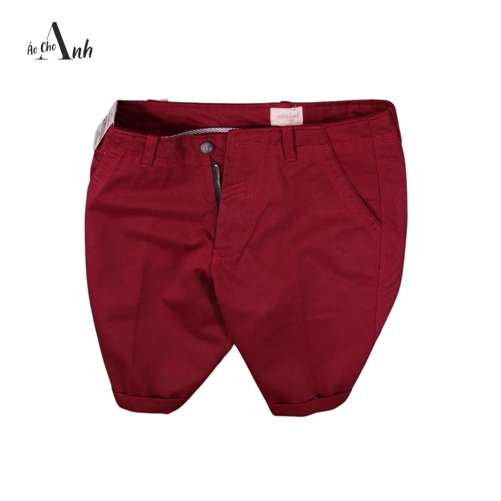 Quần short nam vải kaki xuất khẩu cao cấp ,nhiều màu FREESIZE phong cách quần đùi nam Hàn Quốc - Q011