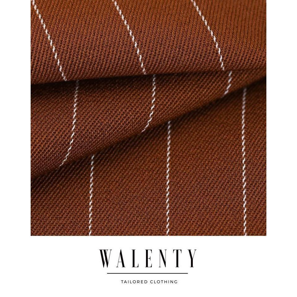 WALENTY - Blazer Copper Masculine - Áo vest kẻ sọc