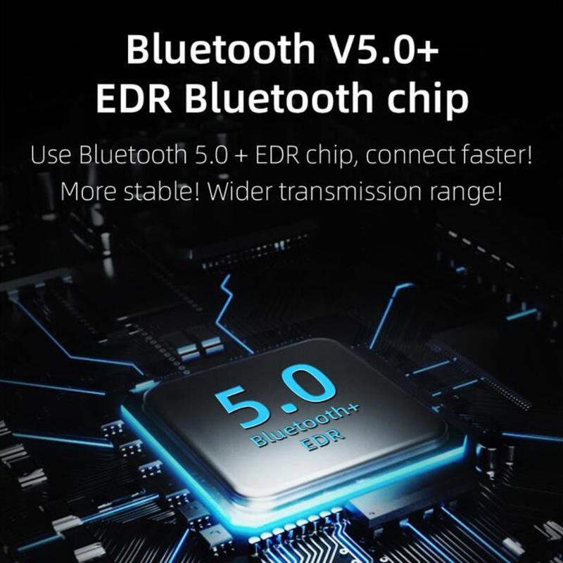Tai Nghe Bluetooth 5.0 9D Chống Thấm Nước Kiểu Dáng Thể Thao Tỷ Lệ 1: 1