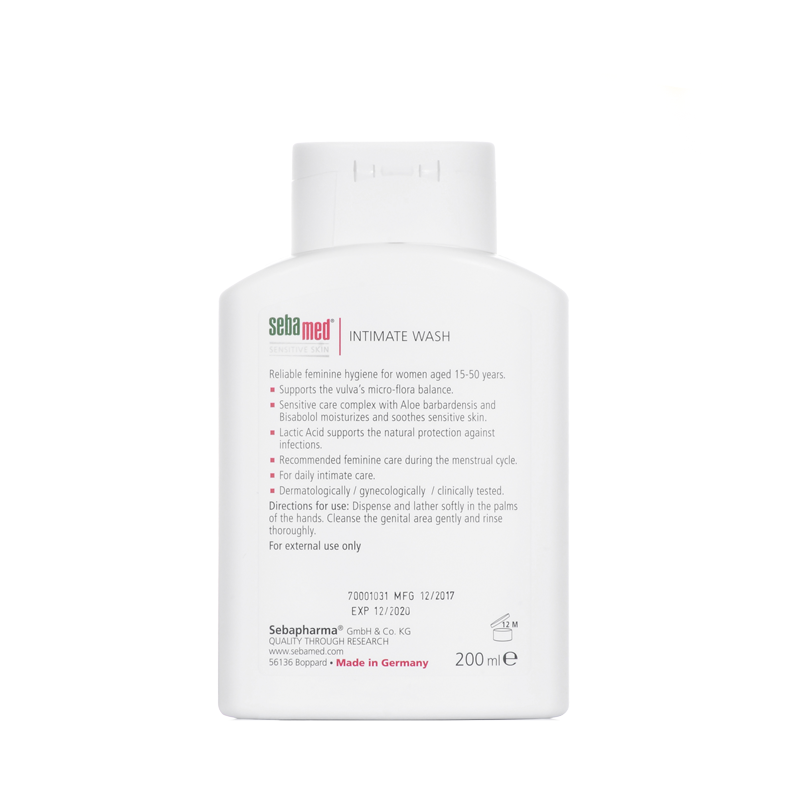 Sebamed Dung Dịch Vệ Sinh Phụ Nữ Feminine Intimate Wash pH3.8 200ml