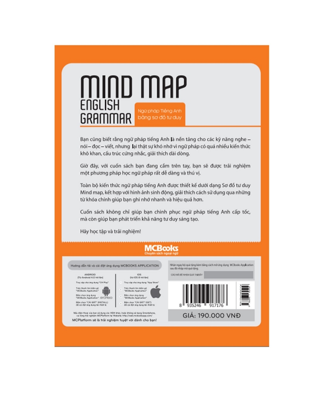 Mind Map - Ngữ pháp tiếng Anh bằng sơ đồ tư duy ( tặng bút bi )