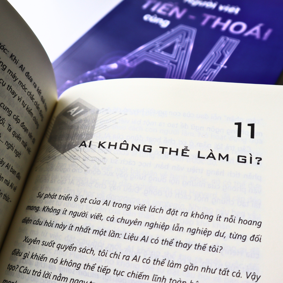 Sách Người Viết Tiến - Thoái Cùng AI