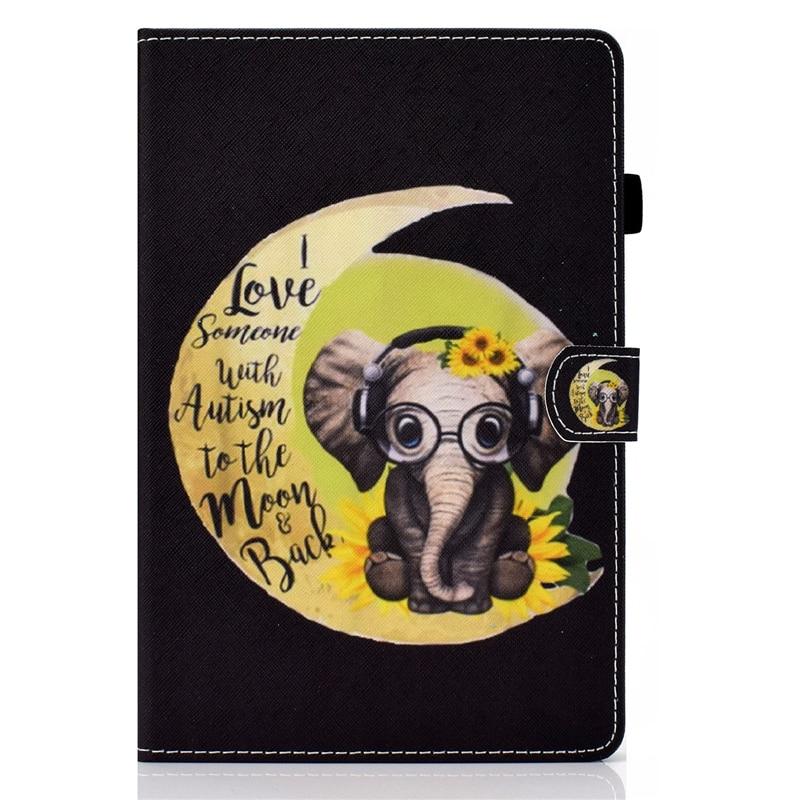 Bao da máy tính bảng chủ đề hoạt hình cho Samsung Galaxy Tab S7 2020 SM-T870 T875 T876 11 inch